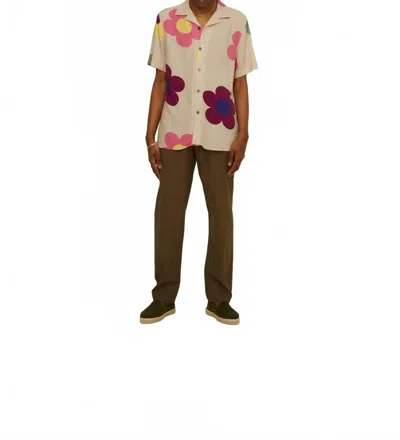 Oas Daisy Viscose Shirt In Beige In Neutral