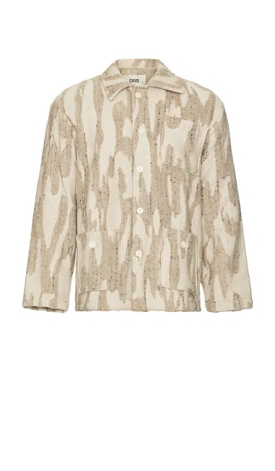 OAS DANDY LINEN TERRY JACKET