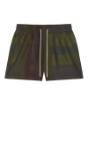 Oas Dusky Meld Swim Shorts In Green