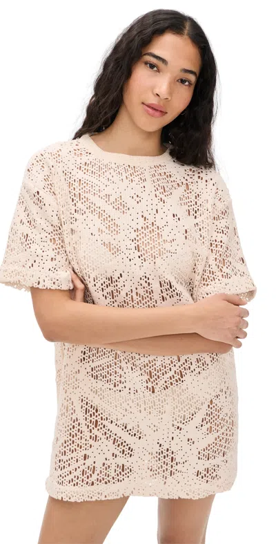 Oas Ecru Astrea Pegasus Dress Ecru In Brown