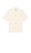 Oas Ecru Bodega Canvas Shirt In 白色