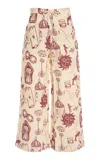 Oas Exclusive Cantina Mojave Linen Trousers In Ivory