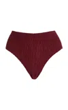 Oas Exclusive Cherry Riva Bikini Bottom In Red