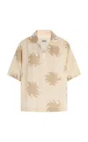 Oas Exclusive Hazel Ember Jaffa Linen Shirt In Ivory