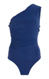 Oas Exclusive Riviera Starry Jagger Knit One-piece Swimsuit In Blue