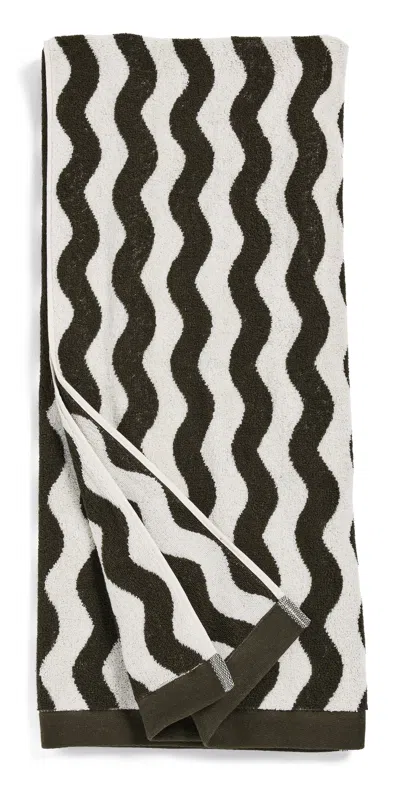 Oas Forest Waver Towel Green