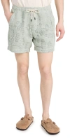 OAS GALBANUM CROCHET SHORTS METAL