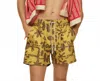 Oas Galbanum Swim Shorts In Gold In Yellow