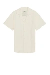 Oas Creamy Golconda Cuba Terry Shirt In Cream