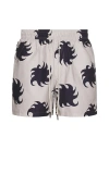 Oas Gravel Ember Swim Shorts In 仿旧