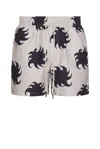 Oas Gravel Ember Swim Shorts In Grey