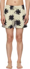 Oas Gravel Ember Swim Shorts In Grey