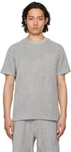 Oas Gray Terry T-shirt In Grey
