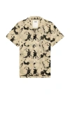 Oas Jura Contaste Cuba Terry Shirt In Brown
