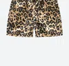 Oas Leo Swim Shorts In Leopard In Gold