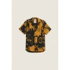Oas Krispy Night Cuba Linen Shirt In Black