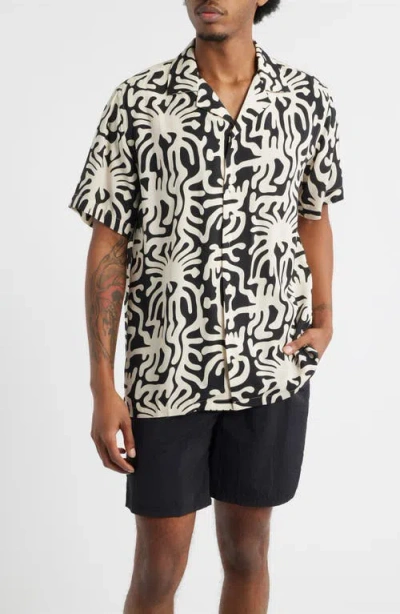 Oas Loefy Rocco Camp Shirt In Neutral