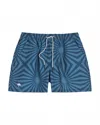 Oas Men's Costal Cortado Swim Short In Blue In Blue