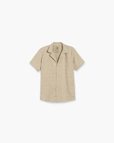 Oas Men's Cuba Terry Shirt In Beige Machu In Brown
