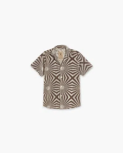 Oas Men's Cuba Terry Shirt In Cortado In Multi