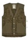 Oas Men's Lagoon Cadet Terry Vest In Morel In Green
