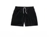 Oas Men's Velour Shorts In Black In Black
