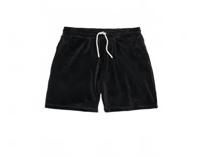 Oas Men's Velour Shorts In Black