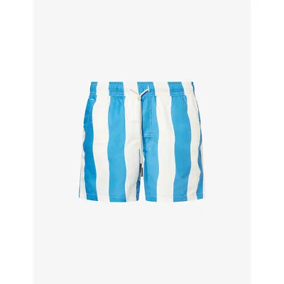 Oas Mens Blue Waver Swim Shorts