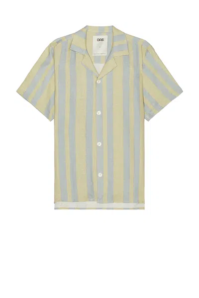 OAS MIST STRATA CUBAN LINEN SHIRT