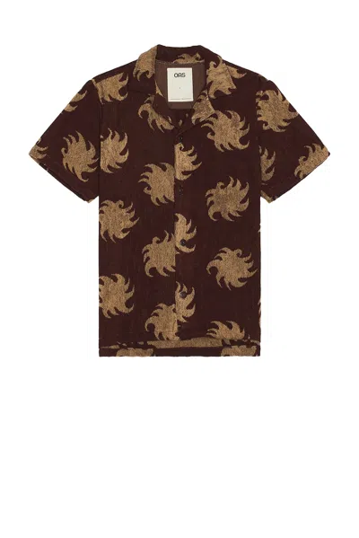 OAS MOCHA EMBER CUBA TERRY SHIRT