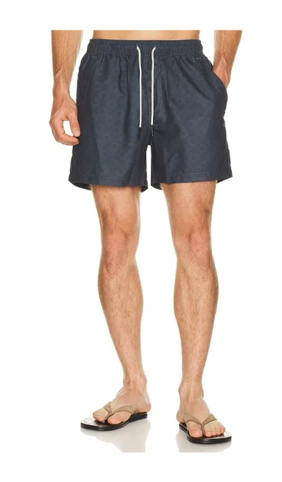 Oas Mosaico Swim Shorts In Black