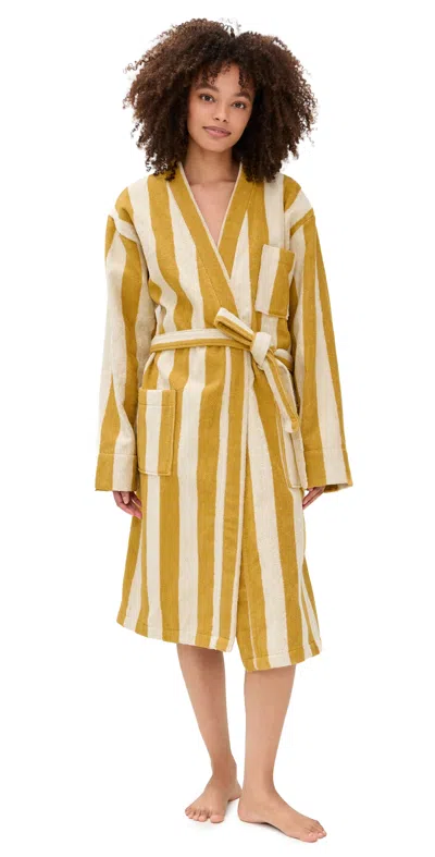 Oas Mustard Robe Mustard In Yellow