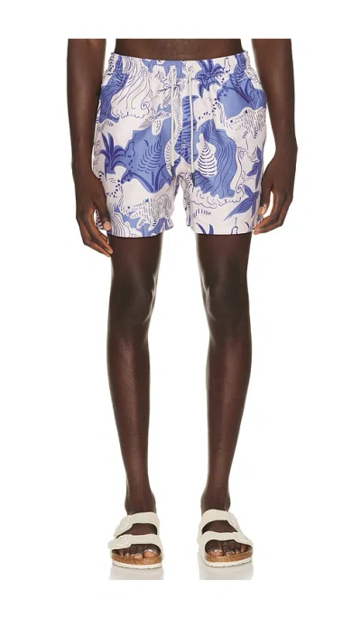 Oas Mystea Swim Shorts In White