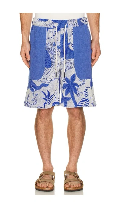 Oas Nicola Shorts In Blue