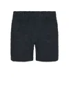 Oas Night Lagoon Terry Shorts In Black