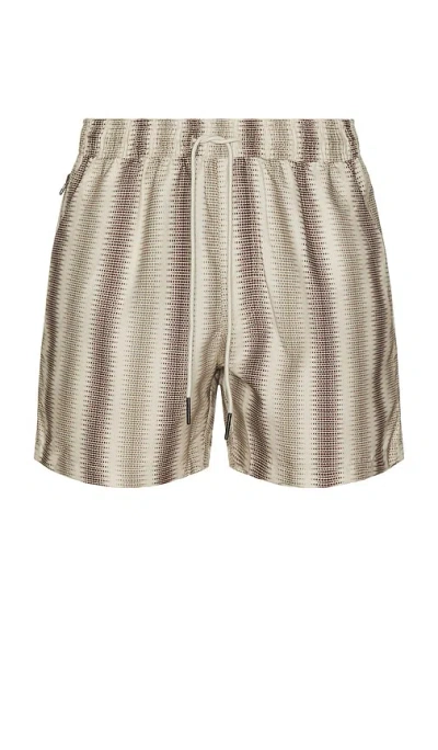Oas Nomada Swim Shorts In Neutral