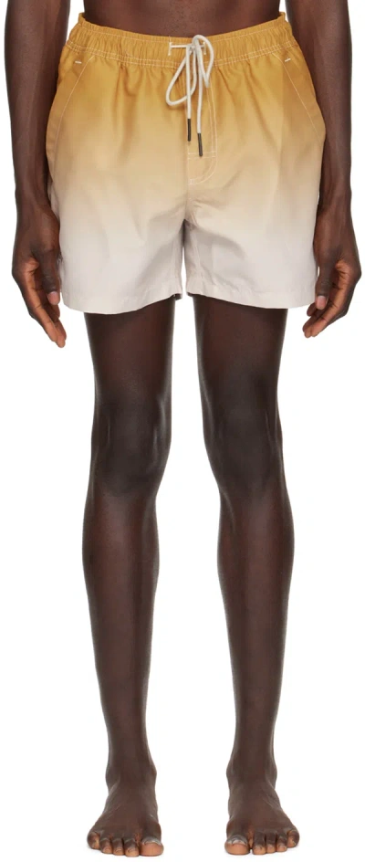 Oas Orange Grade Swim Shorts In Evening Grade