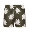 Oas Pine Ember Swim Shorts In Green