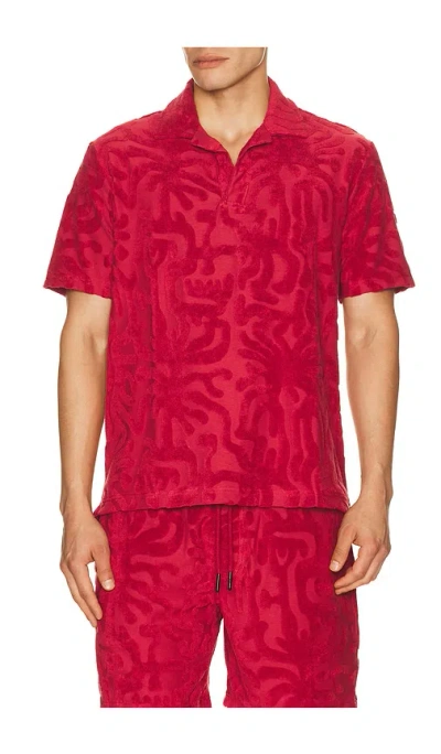 Oas Polo Shirt In Red