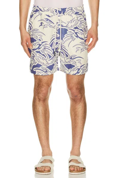 Oas Porto Shorts In Blue