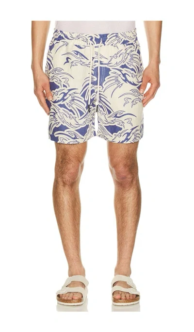 Oas Porto Shorts In Blue