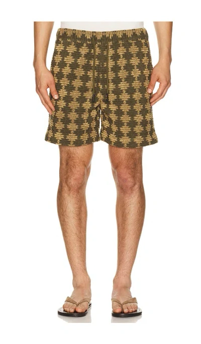 Oas Porto Shorts In Brown