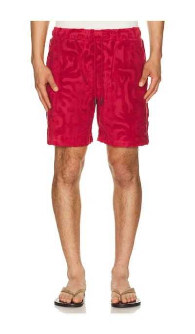Oas Porto Shorts In Red