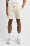 OAS PORTO WAFFLE KNIT COTTON SHORTS