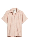 Oas Puzzlotec Texture Terry Cloth Camp Shirt