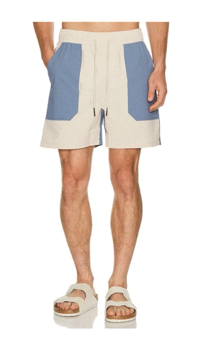 Oas Rex Swim Shorts In Blue