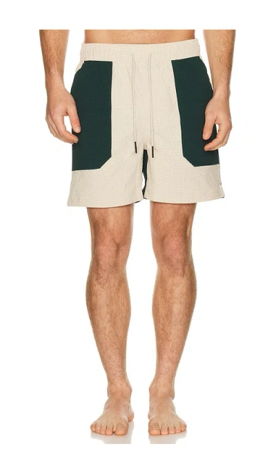 Oas Rex Swim Shorts In Neutral