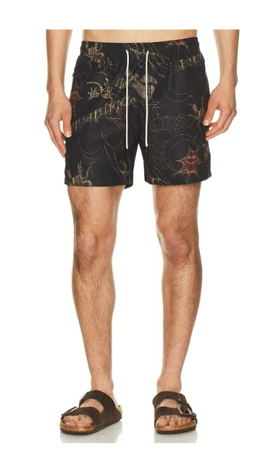 Oas Romantique Swim Shorts In Black