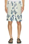 Oas Sail Contraste Nicola Terry Shorts In Blue In Blue