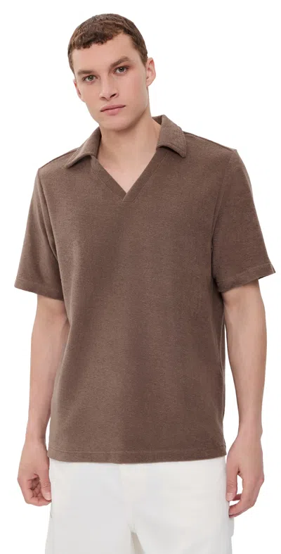 Oas Serif Shirt Brown